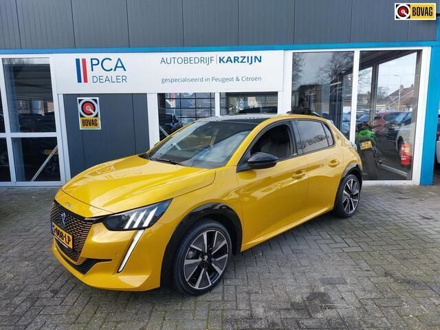 Geel Gebruikt 2020 Peugeot e-208 GT Hatchback | € 25.750 - Afbeelding 1/4