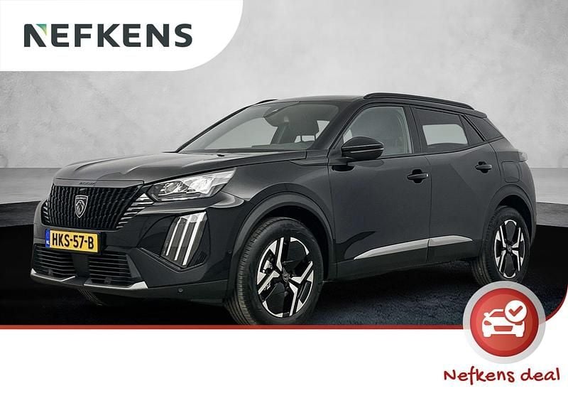 Zwart Nieuw 2025 Peugeot 2008 Allure SUV | € 31.480 (Super prijs) - Afbeelding 1/4