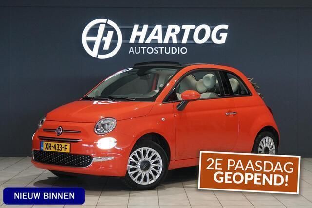 Rood Gebruikt 2018 Fiat 500C Pop Star Cabriolet | € 11.900 (Eerlijke prijs) - Afbeelding 1/4
