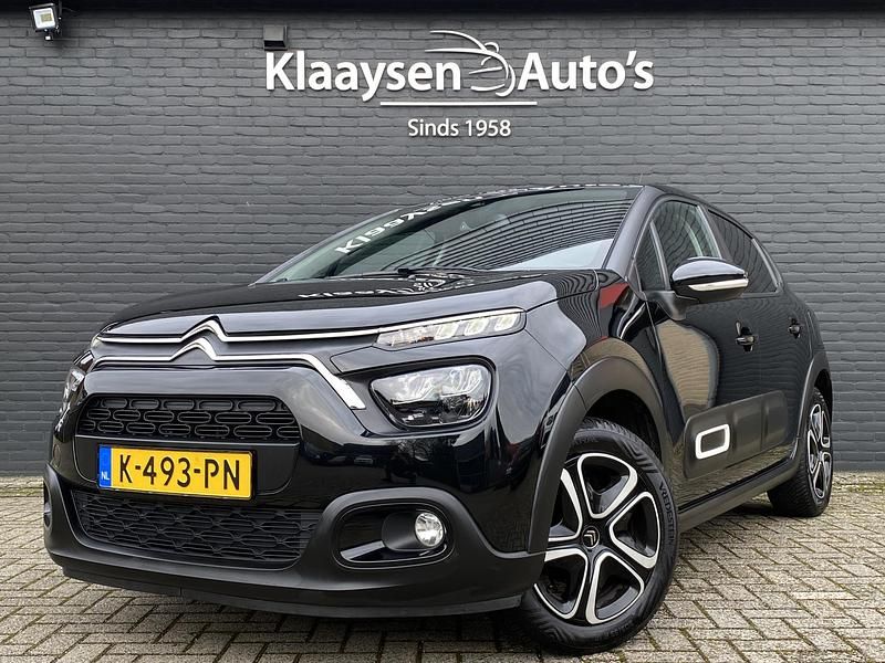 Zwart Occasion 2021 Citroën C3 Feel Hatchback | € 11.950 (Eerlijke prijs) - Afbeelding 1/4