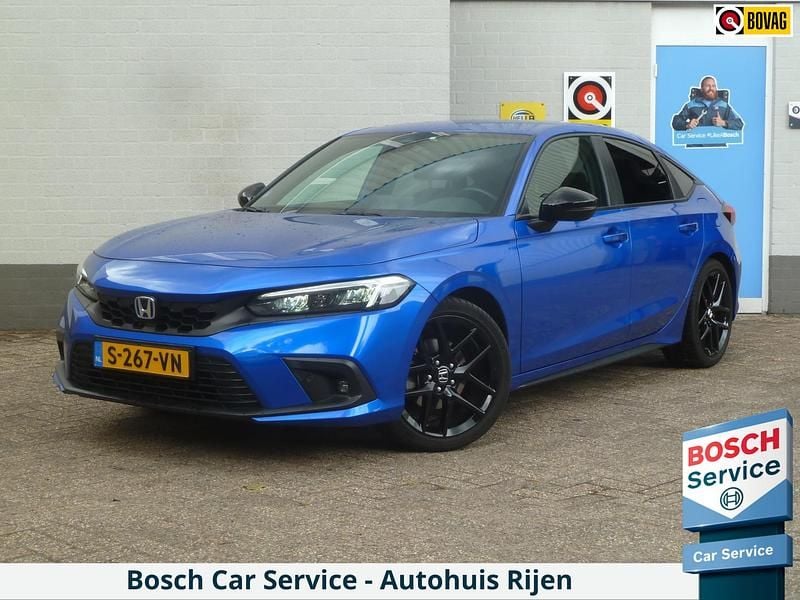 Blauw Gebruikt 2022 Honda Civic Sport Hatchback | € 30.745 (Super prijs) - Afbeelding 1/4