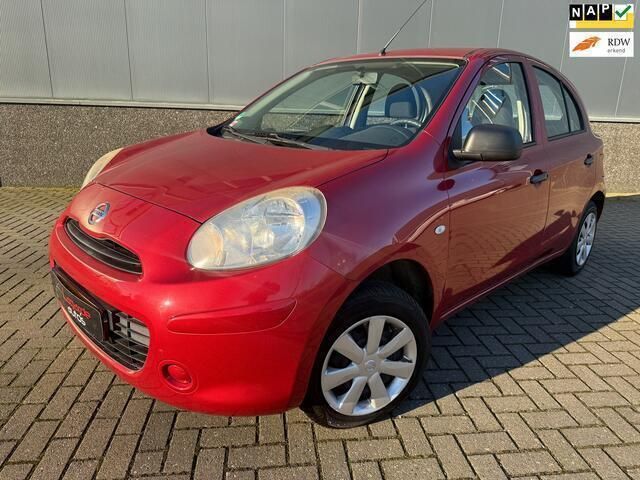 Rood Gebruikt 2011 Nissan Micra Acenta Hatchback | € 4.999 (Eerlijke prijs) - Afbeelding 1/4