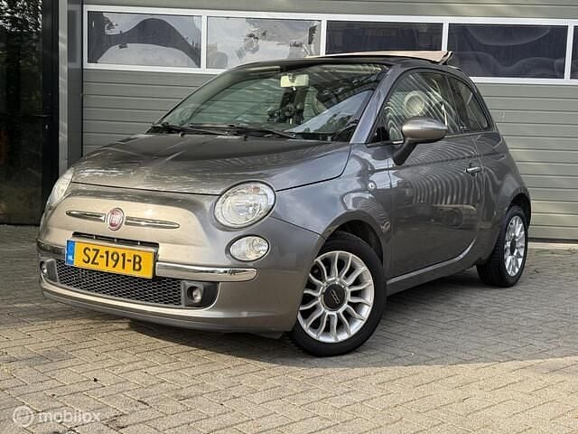 Grijs Gebruikt 2012 Fiat 500C Lounge Cabriolet | € 5.950 (Eerlijke prijs) - Afbeelding 1/4