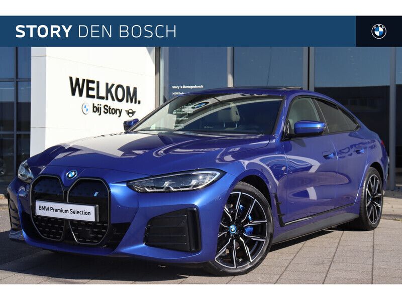 Blauw Gebruikt 2024 BMW i4 M Sport Sedan | € 46.750 (Eerlijke prijs) - Afbeelding 1/4
