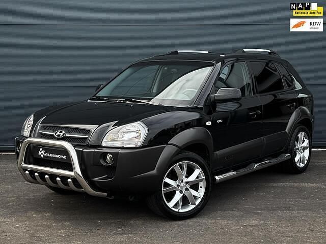 Zwart Occasion 2004 Hyundai Tucson Style SUV | € 6.950 (Duur) - Afbeelding 1/4