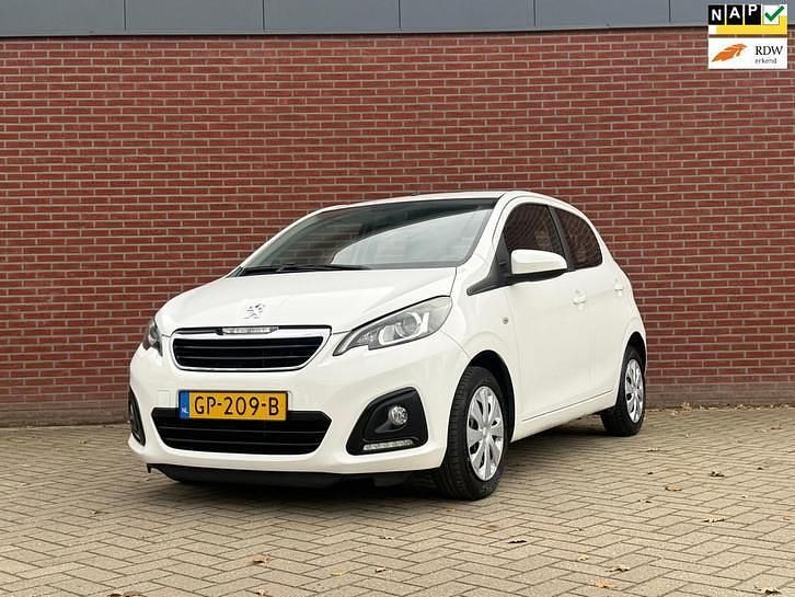 Wit Gebruikt 2015 Peugeot 108 Envy Hatchback | € 5.950 (Goede deal) - Afbeelding 1/4