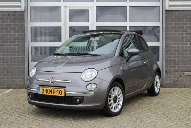 Grijs Gebruikt 2013 Fiat 500C Lounge Cabriolet | € 6.950 (Eerlijke prijs) - Afbeelding 1/4