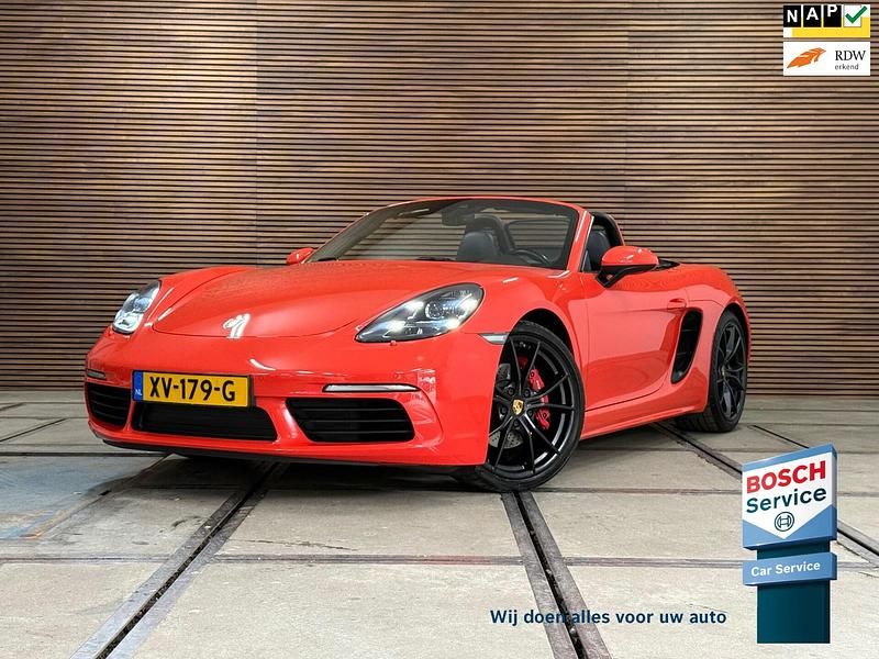 Oranje Gebruikt 2017 Porsche 718 Boxster Cabriolet | € 61.890 (Iets duurder) - Afbeelding 1/4