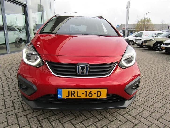 Occasion Honda Jazz Hybrid 98 PK (72 kW) 2022 Rood (metallic) Hatchback
