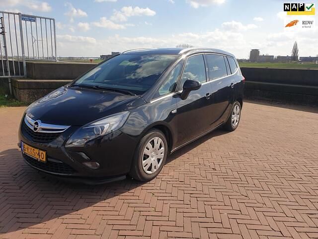 Zwart Gebruikt 2013 Opel Zafira Tourer Design Edition MPV | € 6.950 (Eerlijke prijs) - Afbeelding 1/4