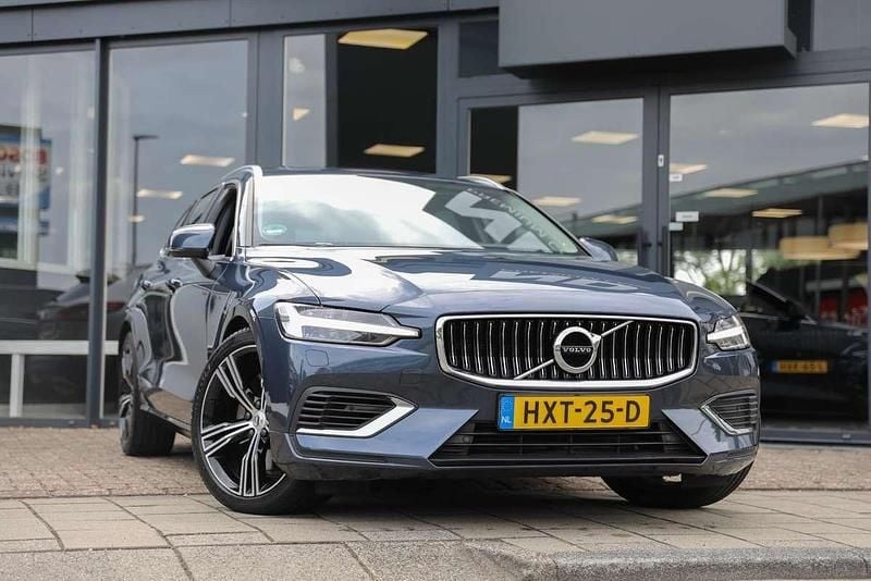 Blauw Gebruikt 2021 Volvo V60 Inscription Stationwagen | € 29.990 (Super prijs) - Afbeelding 1/4