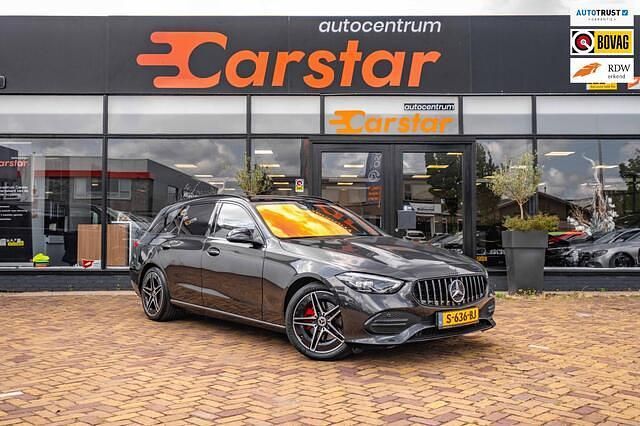 Grijs Occasion 2022 Mercedes C220 AMG line Stationwagen | € 32.950 (Goede deal) - Afbeelding 1/4