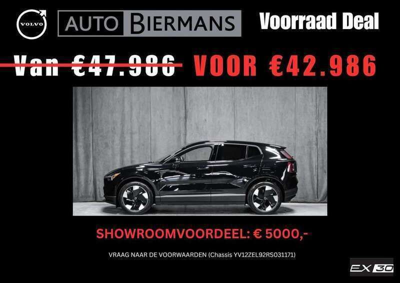 Zwart Nieuw 2025 Volvo EX30 Plus SUV | € 47.986 - Afbeelding 1/4