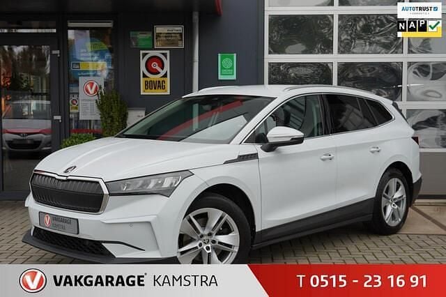 Wit Gebruikt 2021 Skoda Enyaq iV SUV | € 27.950 (Goede deal) - Afbeelding 1/3
