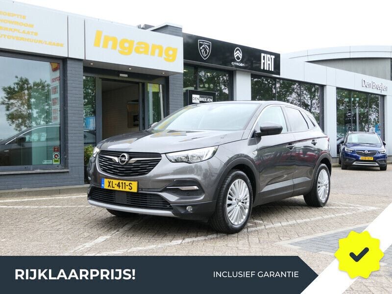 Grijs Gebruikt 2018 Opel Grandland X Innovation SUV | € 16.990 (Eerlijke prijs) - Afbeelding 1/4