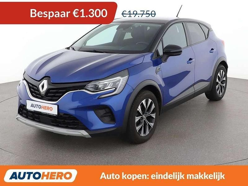 Blauw Occasion 2022 Renault Captur Evolution SUV | € 18.649 (Super prijs) - Afbeelding 1/3