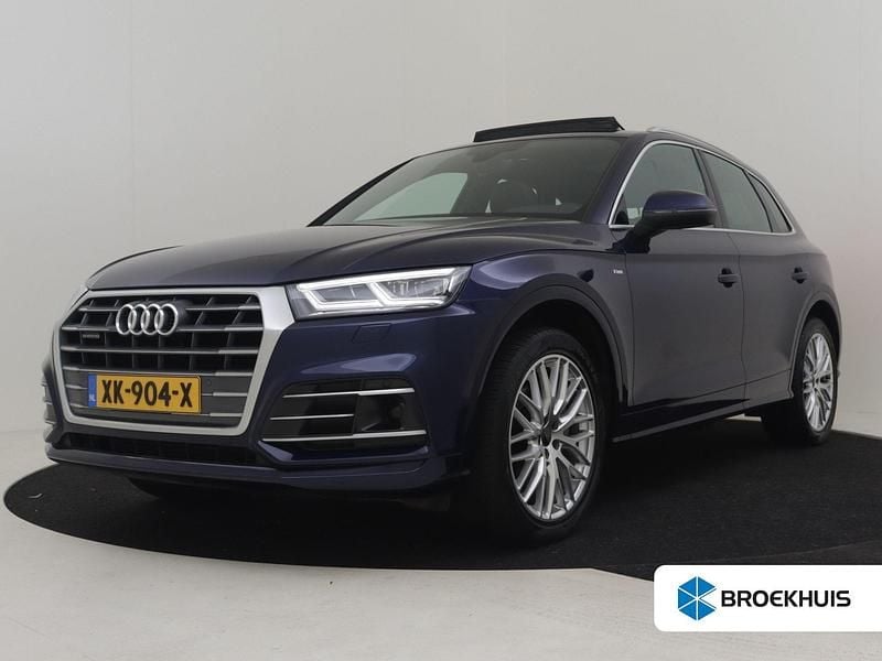 Blauw Occasion 2019 Audi Q5 S-Line SUV | € 34.900 (Super prijs) - Afbeelding 1/4