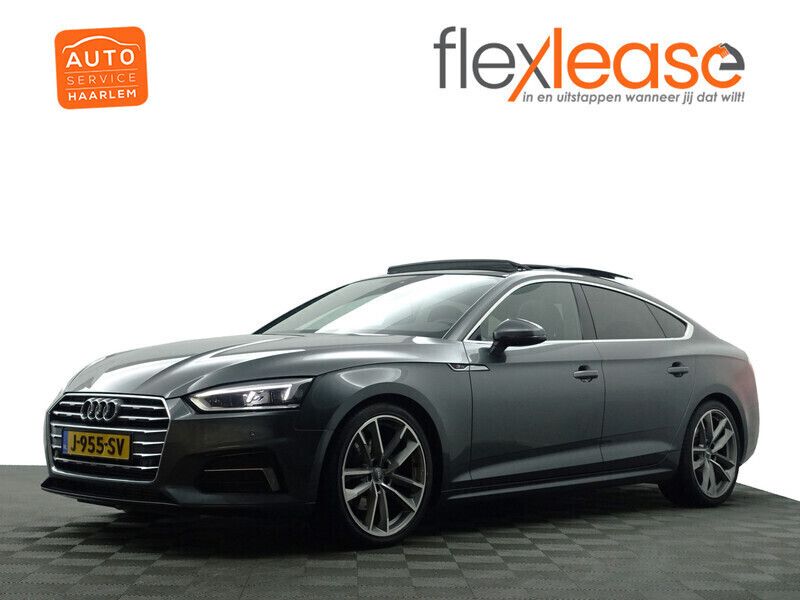 Grijs metallic Gebruikt 2019 Audi A5 Sportback Design Hatchback | € 29.900 (Duur) - Afbeelding 1/4