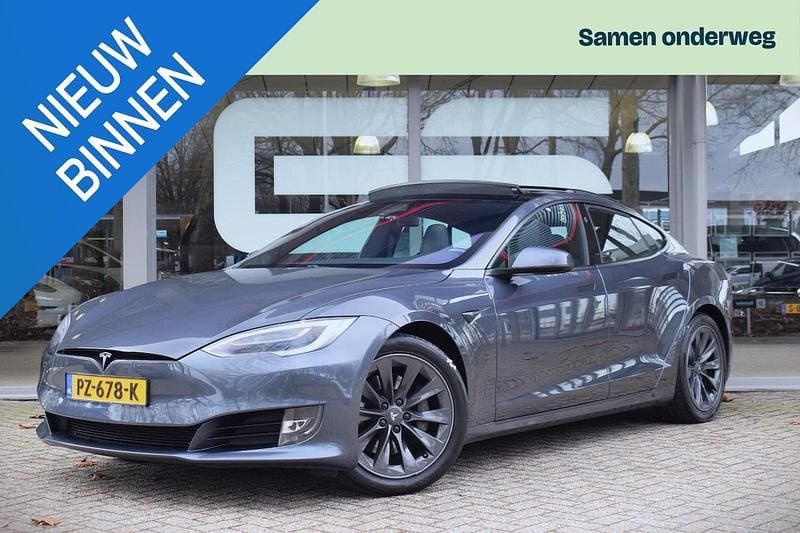 Occasion Tesla Model S 350 kW (476 PK) 2017 Grijs Hatchback