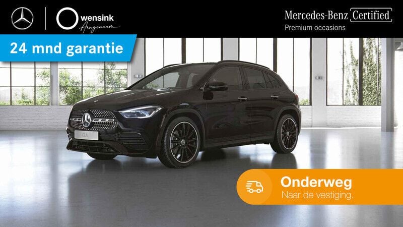Zwart Gebruikt 2022 Mercedes GLA250 AMG line SUV | € 41.850 (Eerlijke prijs) - Afbeelding 1/4