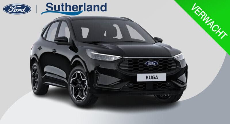 Zwart Nieuw 2025 Ford Kuga ST-Line SUV | € 46.639 (Eerlijke prijs) - Afbeelding 1/4