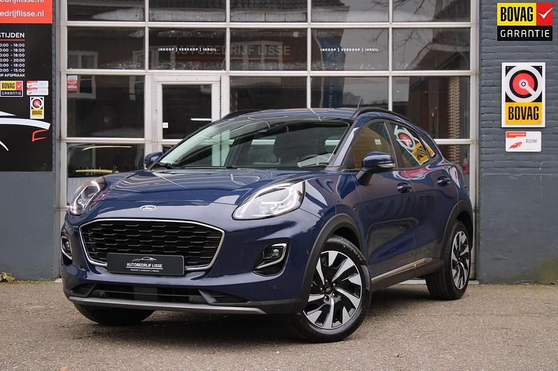 Blauw Occasion 2022 Ford Puma ST-Line SUV | € 16.490 (Super prijs) - Afbeelding 1/4