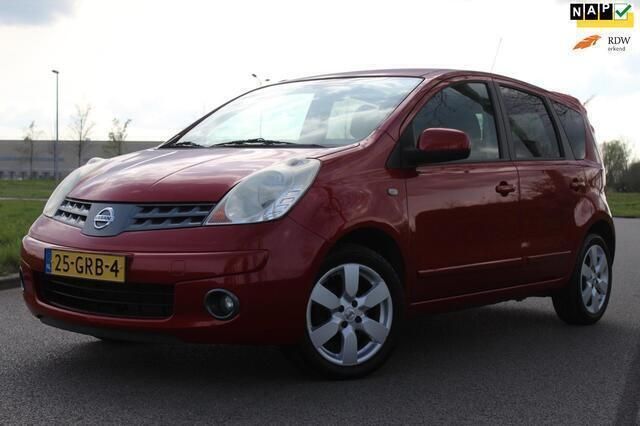 Rood Gebruikt 2008 Nissan Note Pack MPV | € 2.945 (Eerlijke prijs) - Afbeelding 1/4