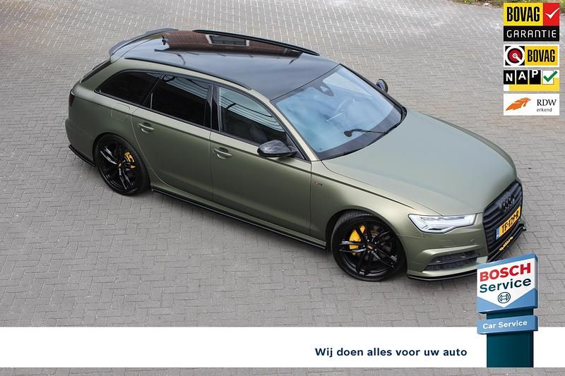 Zwart Gebruikt 2015 Audi A6 Premium Stationwagen | € 24.950 (Super prijs) - Afbeelding 1/4