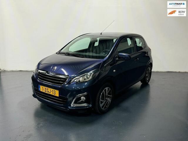 Blauw Gebruikt 2015 Peugeot 108 Allure Hatchback | € 6.499 (Eerlijke prijs) - Afbeelding 1/4