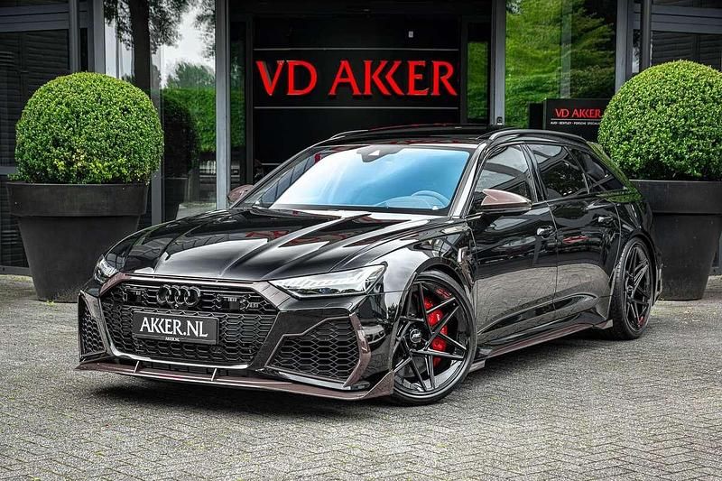 Zwart Gebruikt 2021 Audi RS6 Advanced Stationwagen | € 259.950 - Afbeelding 1/4