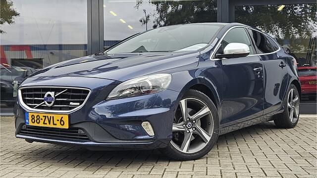 Blauw Gebruikt 2013 Volvo V40 R-Design Stationwagen | € 10.900 (Eerlijke prijs) - Afbeelding 1/4
