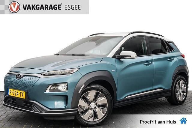 Blauw Gebruikt 2019 Hyundai Kona Premium SUV | € 16.940 (Eerlijke prijs) - Afbeelding 1/4