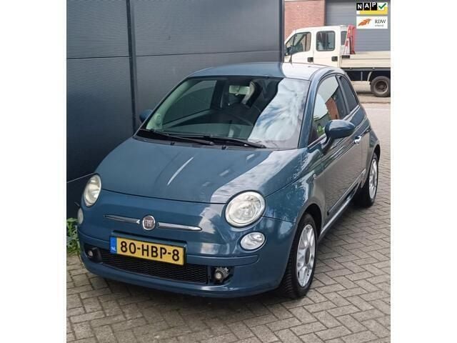 Blauw Gebruikt 2007 Fiat 500 Pop Hatchback | € 3.495 (Eerlijke prijs) - Afbeelding 1/4