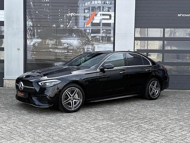 Occasion Mercedes C300e AMG line Plus 2024 Zwart Sedan