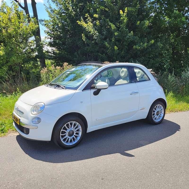 Wit Gebruikt 2012 Fiat 500C Lounge Cabriolet | € 6.999 (Eerlijke prijs) - Afbeelding 1/4