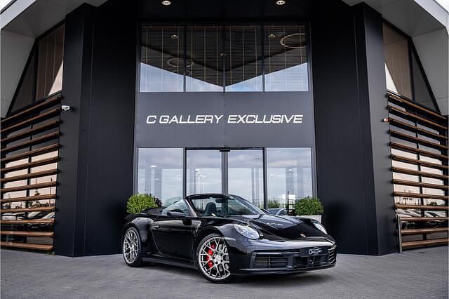 Zwart Gebruikt 2021 Porsche 911 Carrera 4S Cabriolet Sport Cabriolet | € 169.995 (Iets duurder) - Afbeelding 1/4