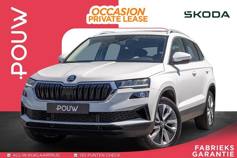 Wit Gebruikt 2024 Skoda Karoq SUV | € 33.900 (Goede deal) - Afbeelding 1/3