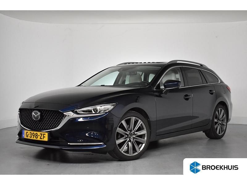 Occasion Mazda 6 Luxury 195 PK (143 kW) 2019 Blauw Stationwagen