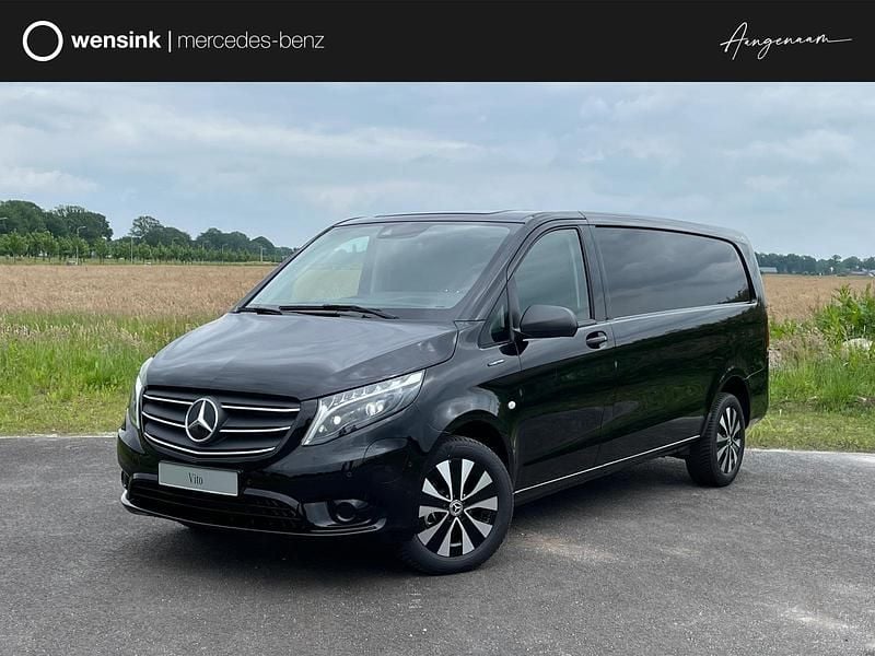 Zwart Nieuw 2024 Mercedes e-Vito Van | € 56.288 (Super prijs) - Afbeelding 1/4
