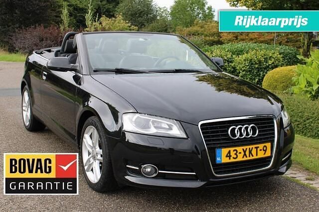 Zwart Gebruikt 2012 Audi A3 Cabriolet Ambition Cabriolet | € 9.900 (Eerlijke prijs) - Afbeelding 1/4