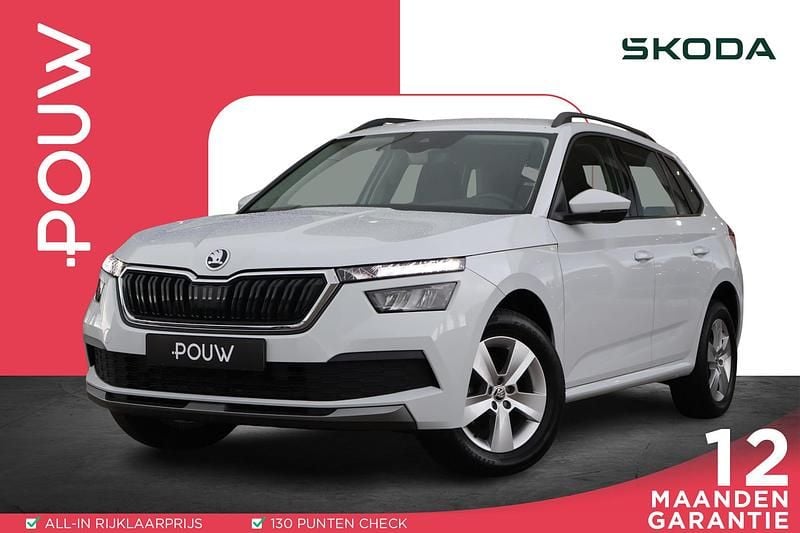 Wit Gebruikt 2021 Skoda Kamiq Ambition SUV | € 18.450 (Eerlijke prijs) - Afbeelding 1/4