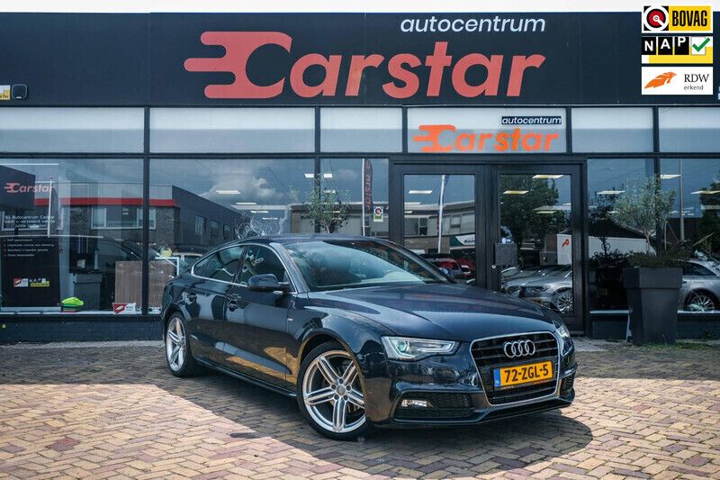 Blauw Gebruikt 2012 Audi A5 Sportback S-Line Hatchback | € 17.950 (Duur) - Afbeelding 1/4