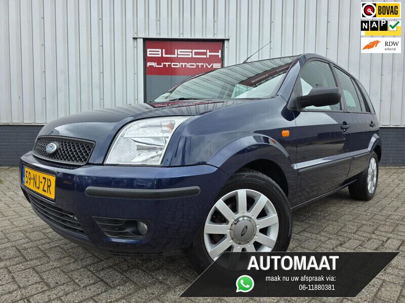 Blauw Gebruikt 2003 Ford Fusion Trend MPV | € 3.495 (Iets duurder) - Afbeelding 1/4