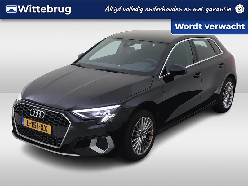 Zwart Gebruikt 2021 Audi A3 Advanced Hatchback | € 25.750 (Eerlijke prijs) - Afbeelding 1/2