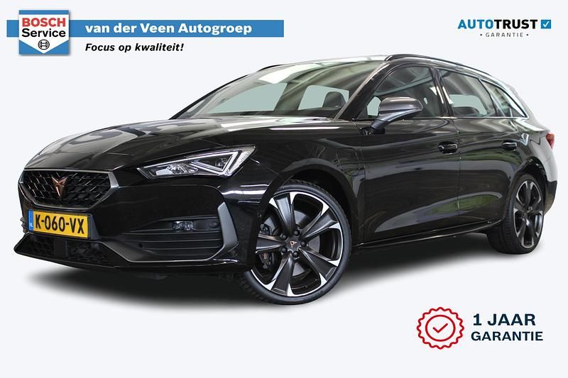 Zwart Gebruikt 2021 Cupra Leon Stationwagen | € 23.450 (Eerlijke prijs) - Afbeelding 1/4