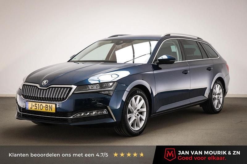 Blauw Gebruikt 2020 Skoda Superb Business Line Stationwagen | € 23.695 (Goede deal) - Afbeelding 1/4