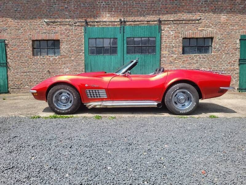 Rood Gebruikt 1971 Chevrolet Corvette Stingray Cabriolet | € 48.500 - Afbeelding 1/4