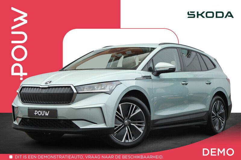 Grijs, metallic lak Gebruikt 2024 Skoda Enyaq iV Business Line SUV | € 38.450 (Duur) - Afbeelding 1/4