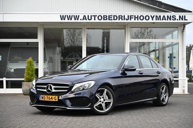 Occasion Mercedes C180 Sport Edition 157 PK (115 kW) 2017 Blauw (metallic) Sedan