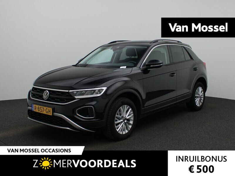 Zwart Gebruikt 2022 VW T-Roc Life SUV | € 24.900 (Goede deal) - Afbeelding 1/4